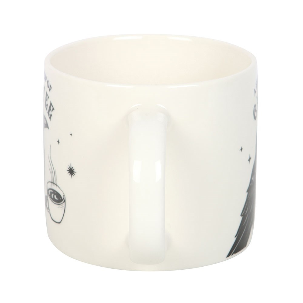 Something Different - Fresh Cup of Cawfee Raven Tasse - Mehrfarben